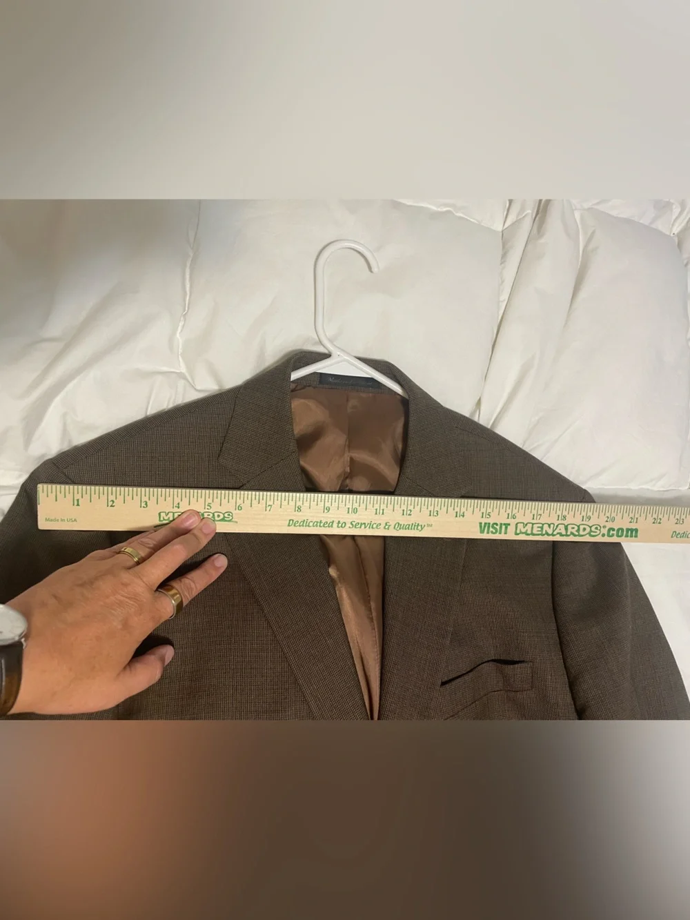 Ralph Lauren‎ Blazer Mens 41R Brown Sport Coat 90's Macy’s Vintage